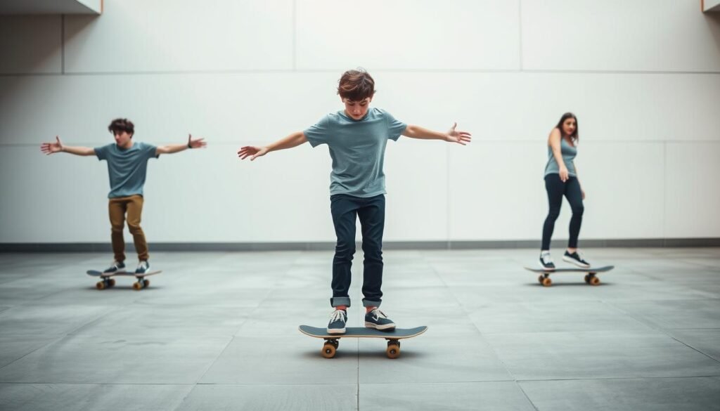 Skateboard Balance Training Progression