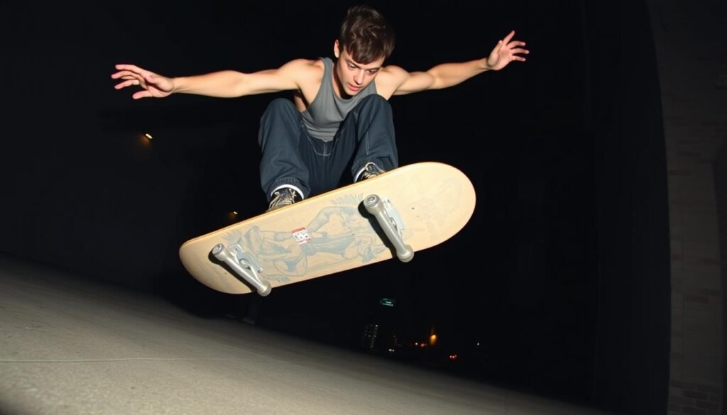 Skateboard Kickflip Pop Technique