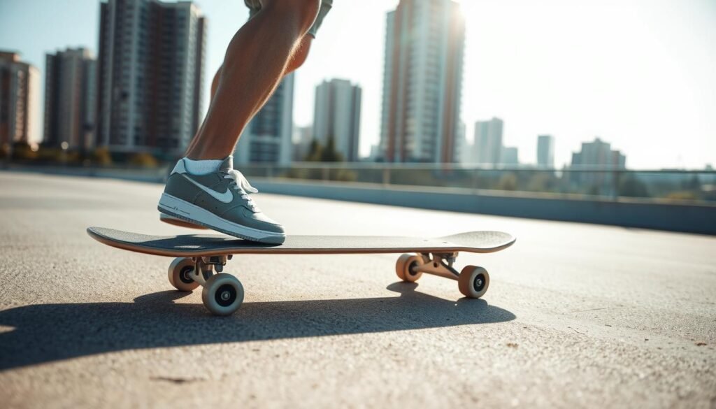 Skateboard Pushing Technique