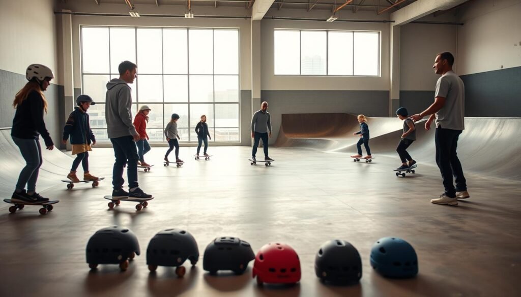 Skateboarding Learning Environments for Beginners