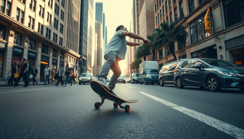 Street Skateboarding Stopping Techniques