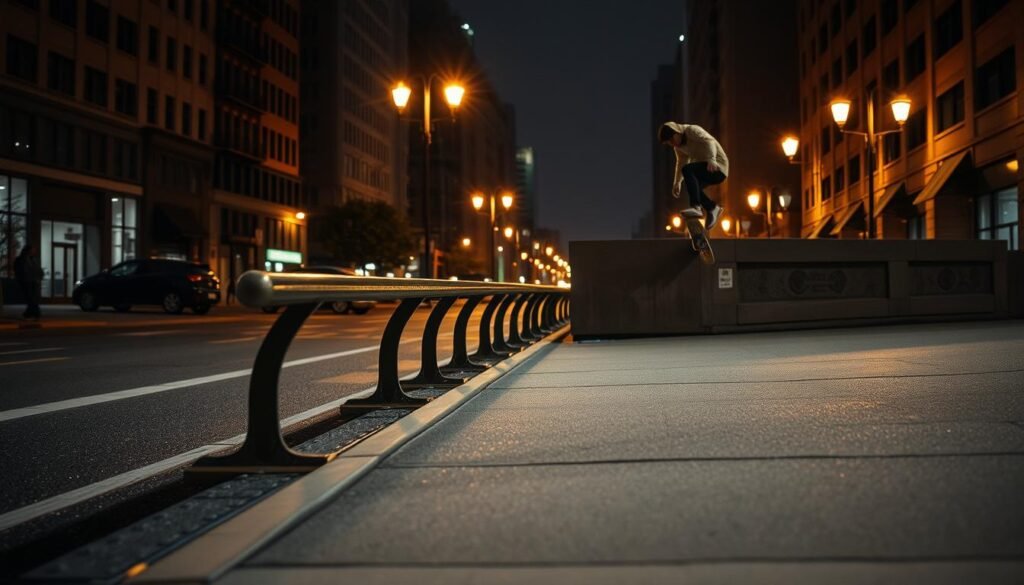 Street Skating Techniques on Rails and Ledges